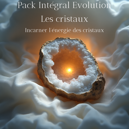 PACK Intégral Evolution - Les cristaux - Incarner l'énergie des cristaux