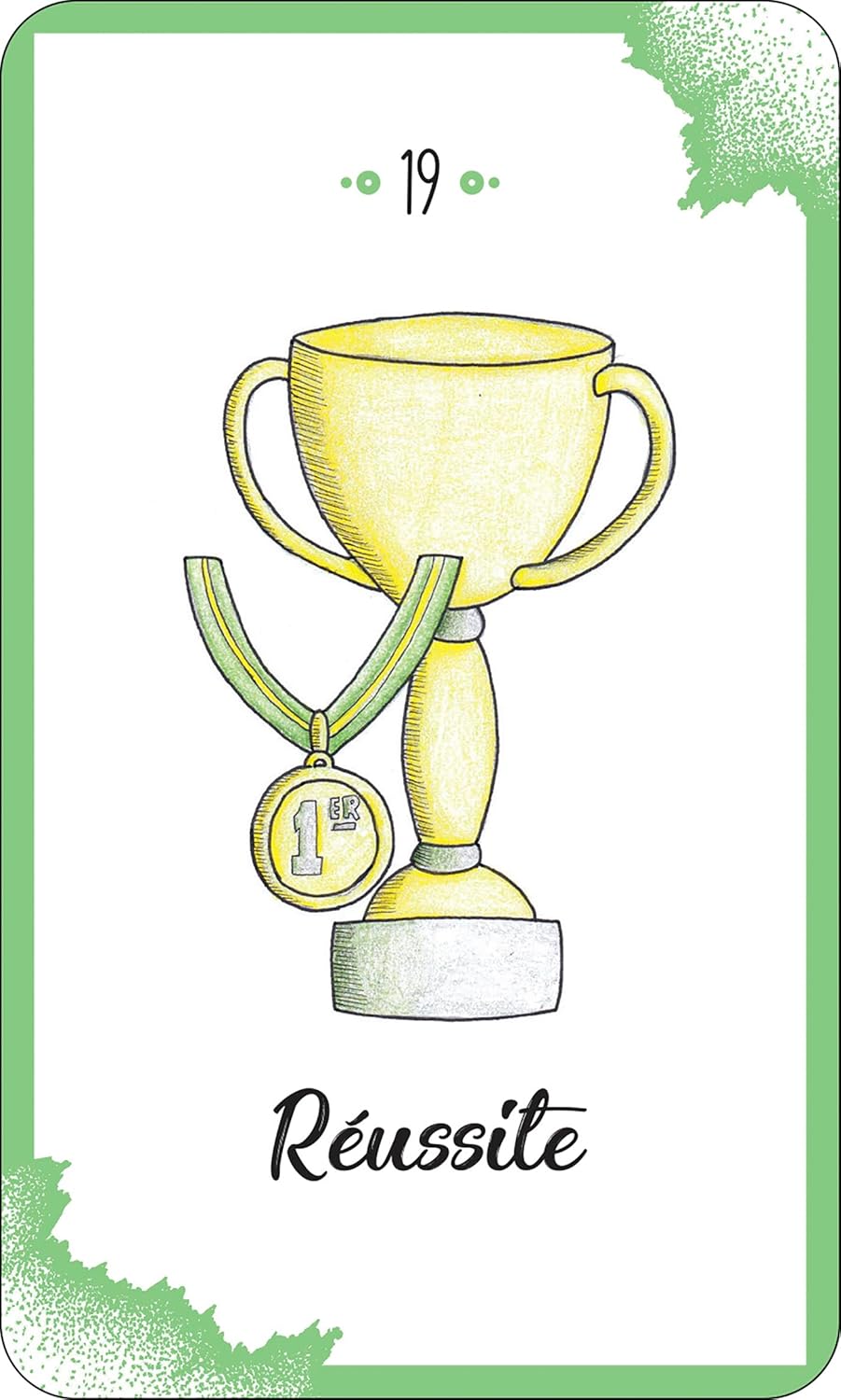 Carte reussite  de l'Oracle Garance myvelyshop