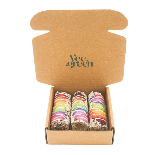 Coffret des 3 Bâtons de fumigation sauge blanche 7 chakras Myvelyshop