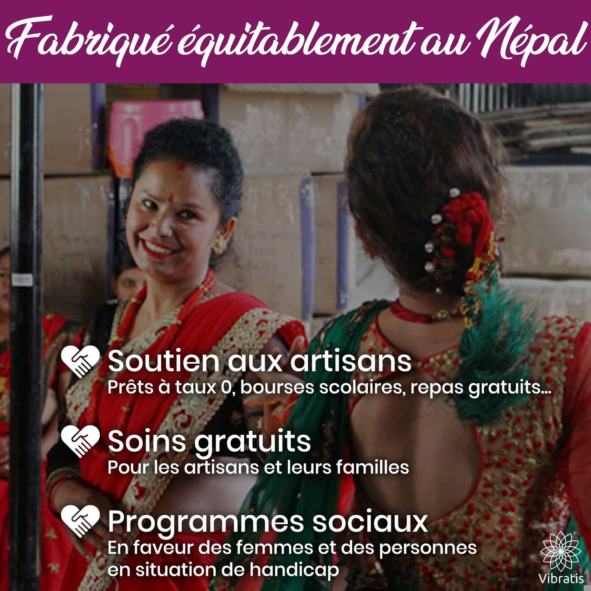 Fabrication Népal Coffret complet Bol Chantant Tibétain artisanal avec boîte Lokta Myvelyshop