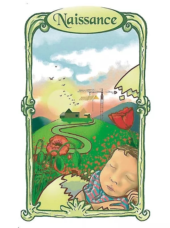 Carte de naissance de l'oracle des miroirs myvelyshop