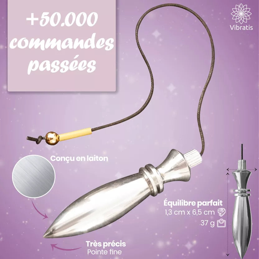 Pack duo de pendules divinatoires Égyptien Thot et Goutte d'eau Myvelyshop detail pendule egyptien