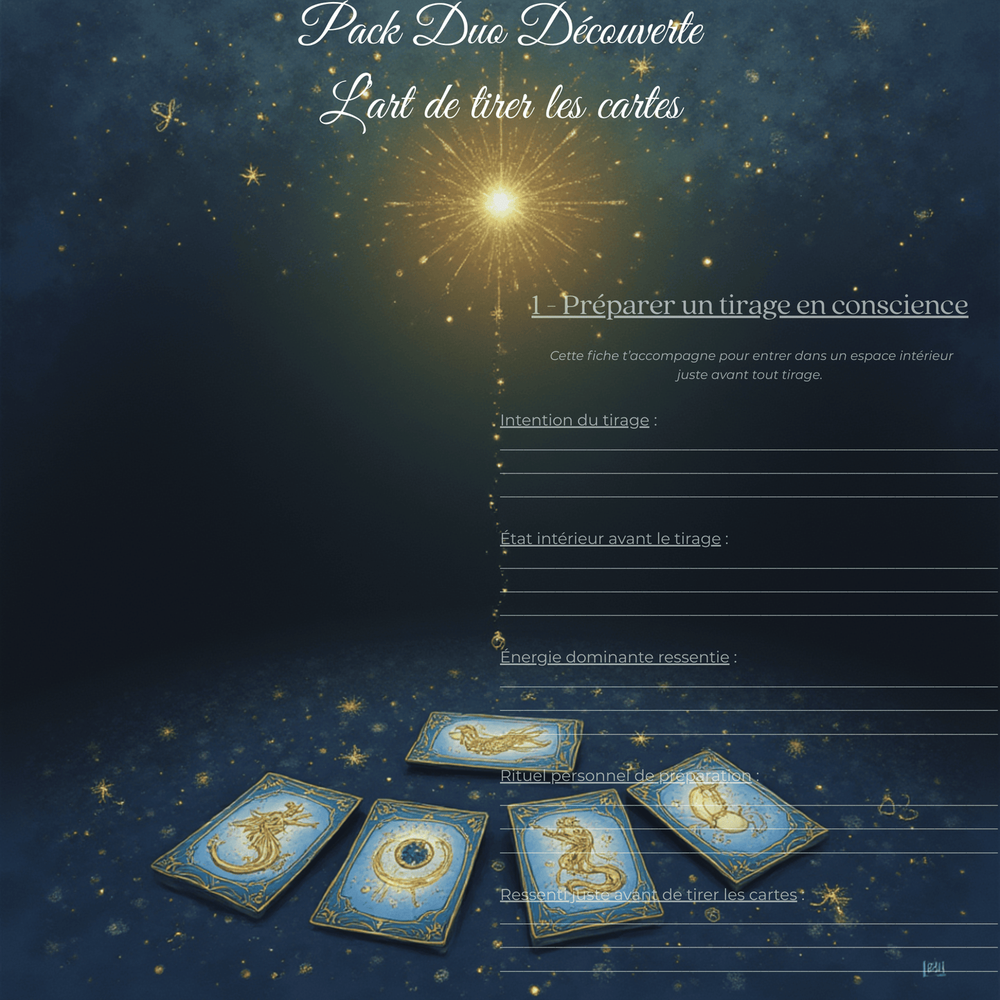 PACK Duo Découverte - L’art de tirer les cartes
