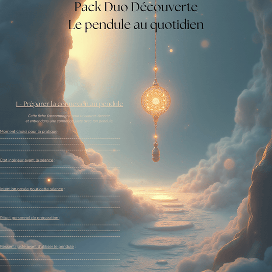 PACK Duo Découverte - Le pendule au quotidien