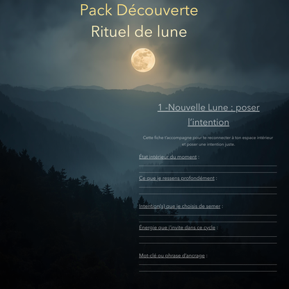 PACK Découverte - Rituels de Lune