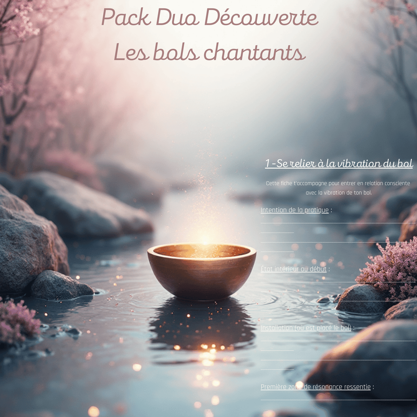 PACK Duo Découverte - Les bols chantants