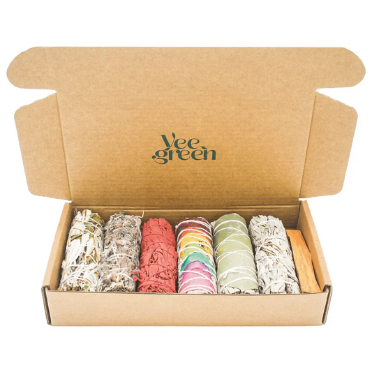 Kit de purification maison complet avec sauge et palo santo Myvelyshop