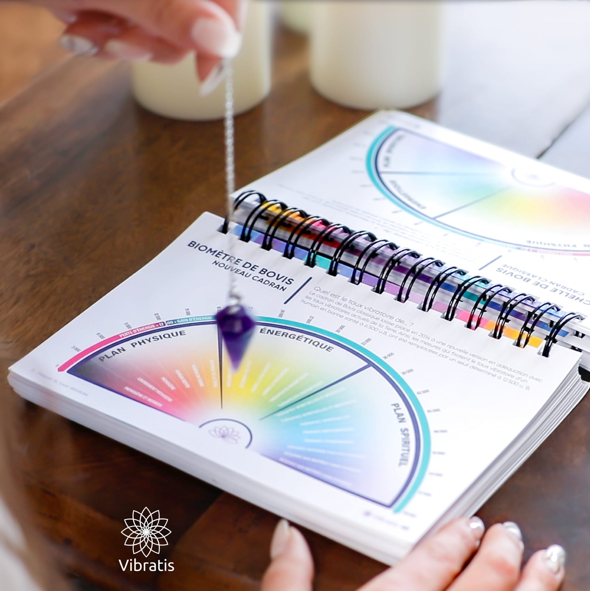 utilisation du pendule avec le Pack numérique 200 planches de radiesthésie et cadrans pour pendule Myvelyshop