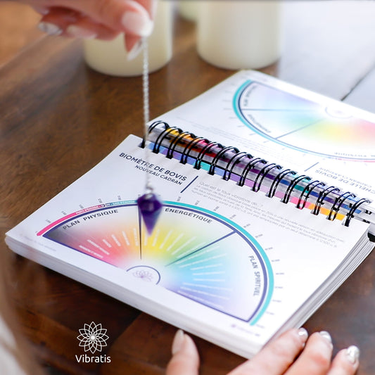 utilisation du pendule avec le Pack numérique 200 planches de radiesthésie et cadrans pour pendule Myvelyshop