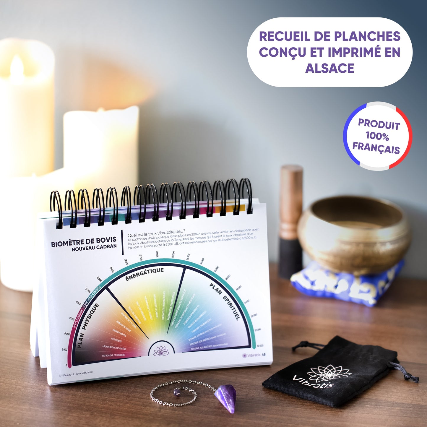 lieu de fabrication du Pack numérique 200 planches de radiesthésie et cadrans pour pendule Myvelyshop